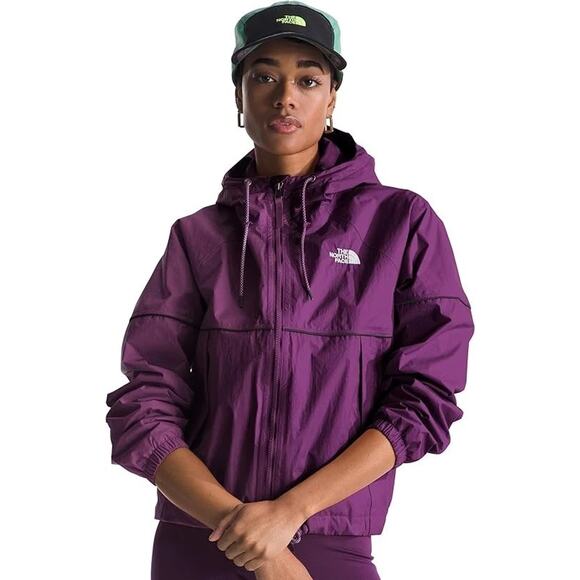 🧥 The North Face Antora Outdoor Jacket – Women’s XXL – Purple Relaxed Fit NEW - Picture 1 of 16